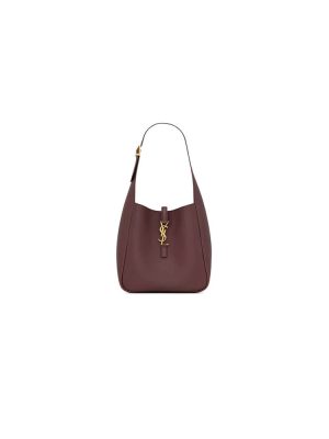 Purple YSL LE 5 A 7 supple SMALL IN GRAINED LEATHER (high-end grade)