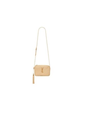 IVOIRE YSL LOU CAMERA BAG IN QUILTED LEATHER