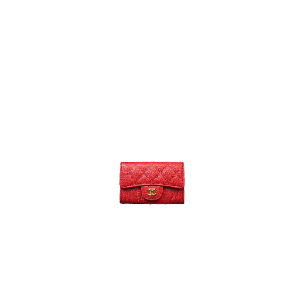 Chanel CF card holder coin purse