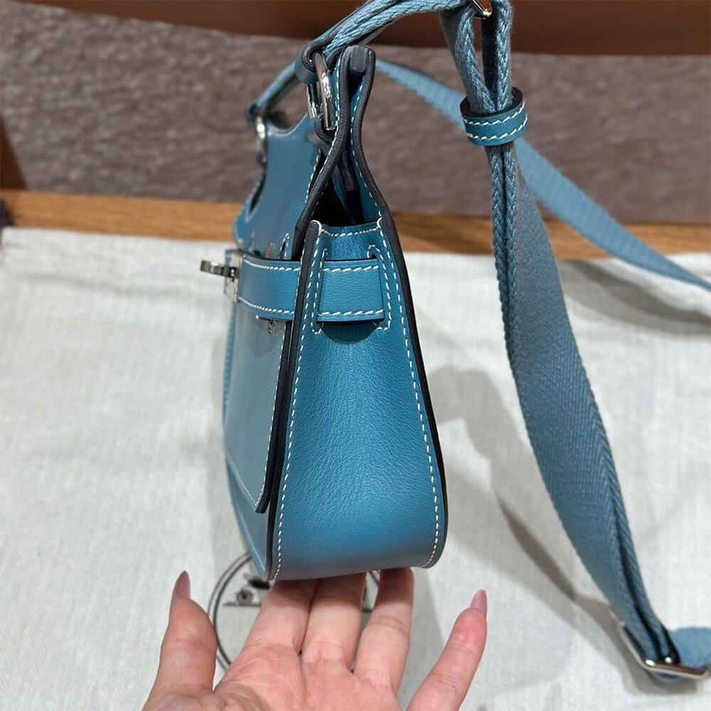 Blue Hermes Jypsiere Mini - Image 3