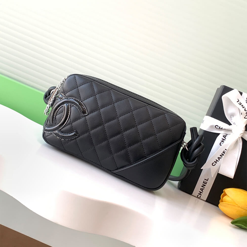 All Black Chanel Mini Cambon Camera Bag (high-end grade) - Image 2