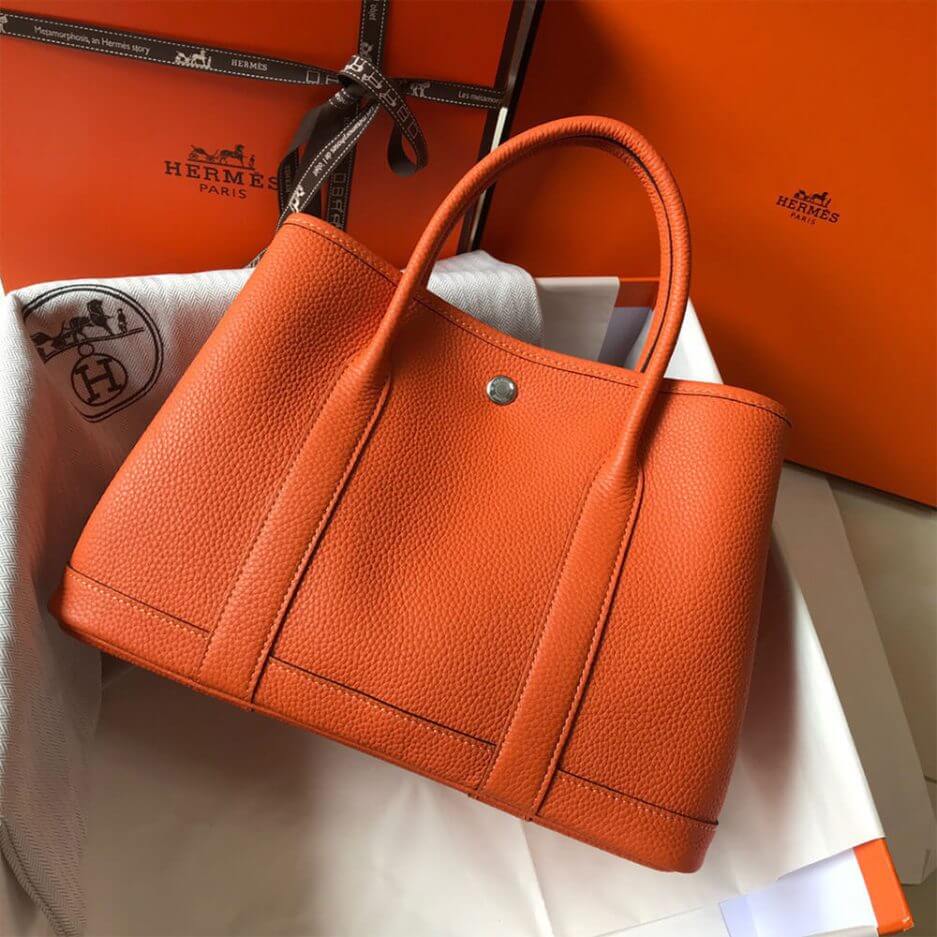 Orange Hermes Garden Party 30 Bag - Image 2