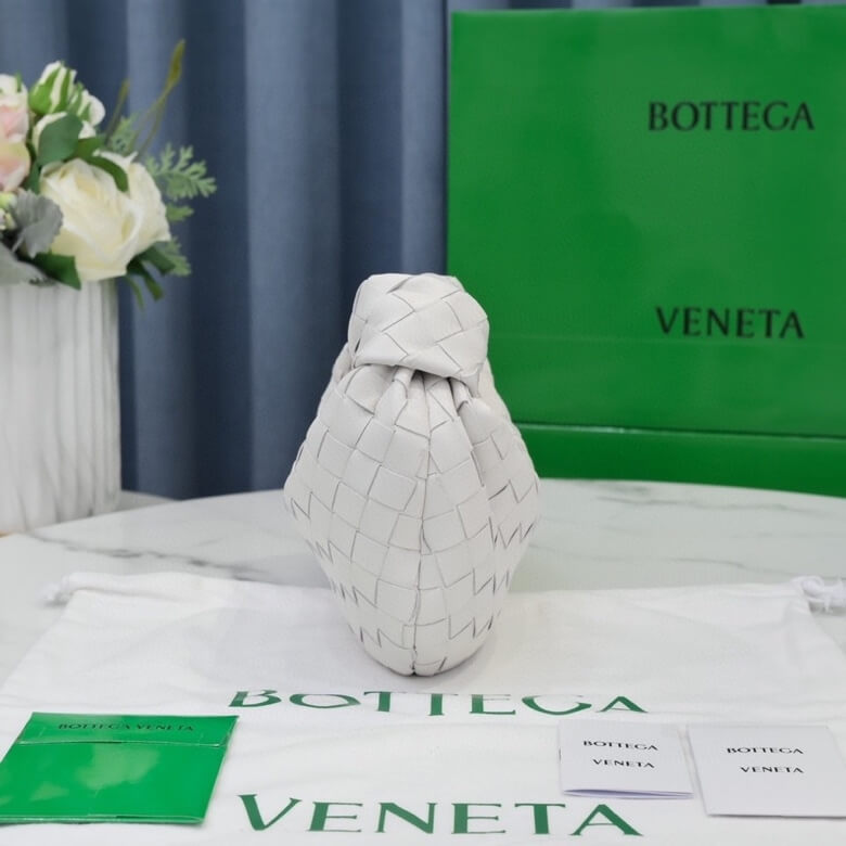 White Bottega Veneta Mini Jodie - Image 3