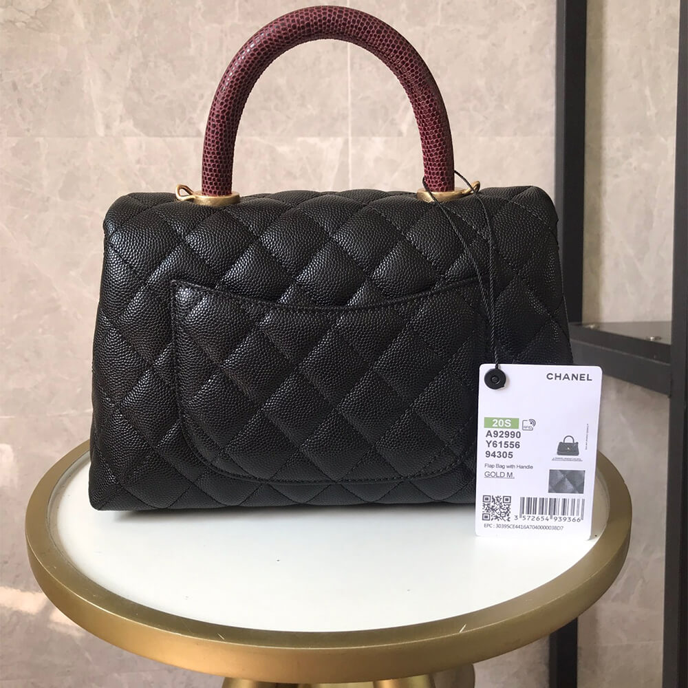Chanel Coco handle flap shoulder bag PM - Image 4