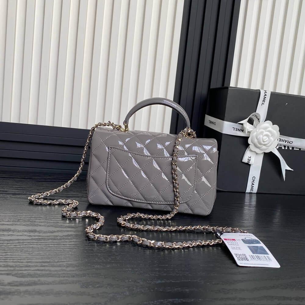 CHANEL Mini Classic Handbag With Top Handle - Image 4