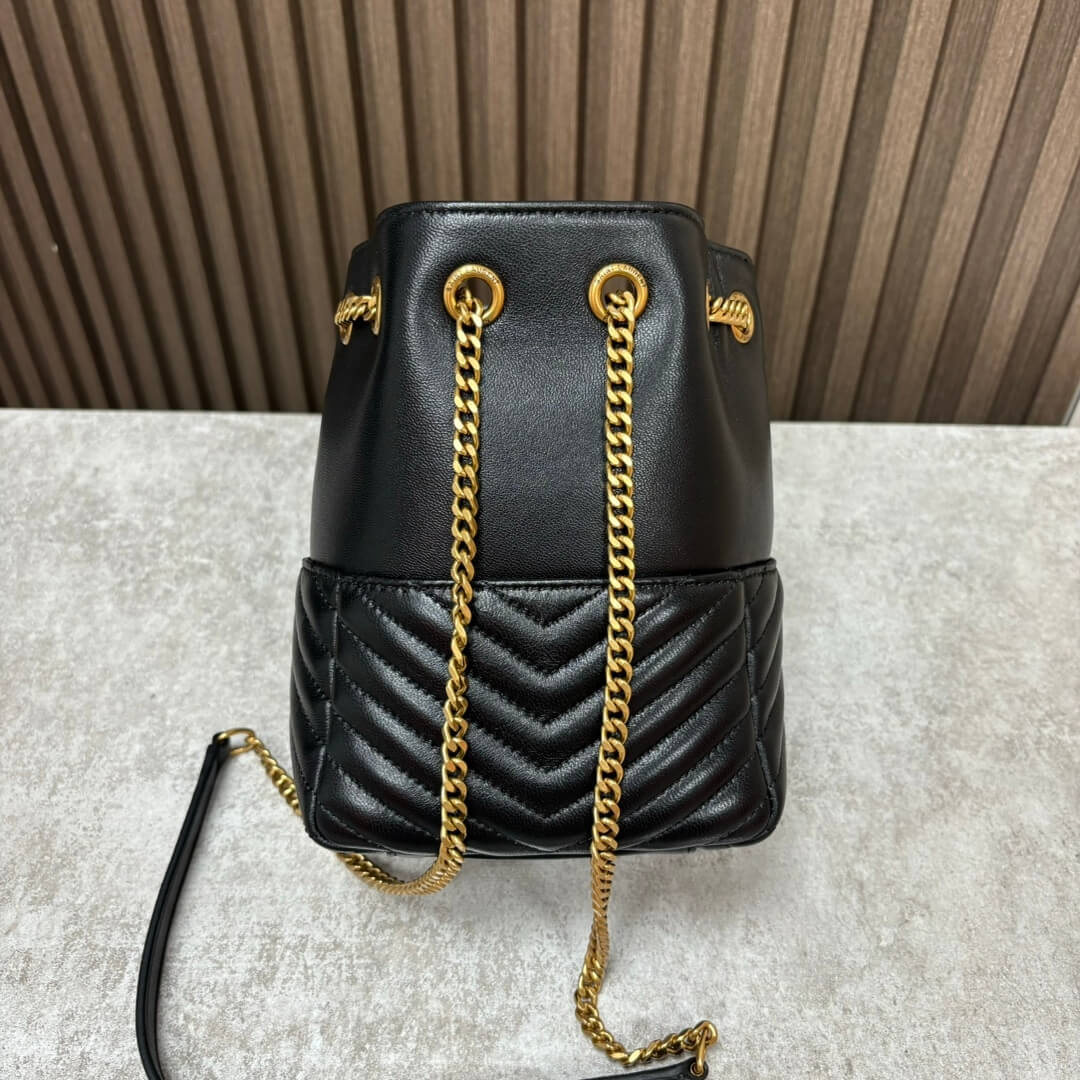 YSL Joe quilted lambskin mini bucket bag - Image 4