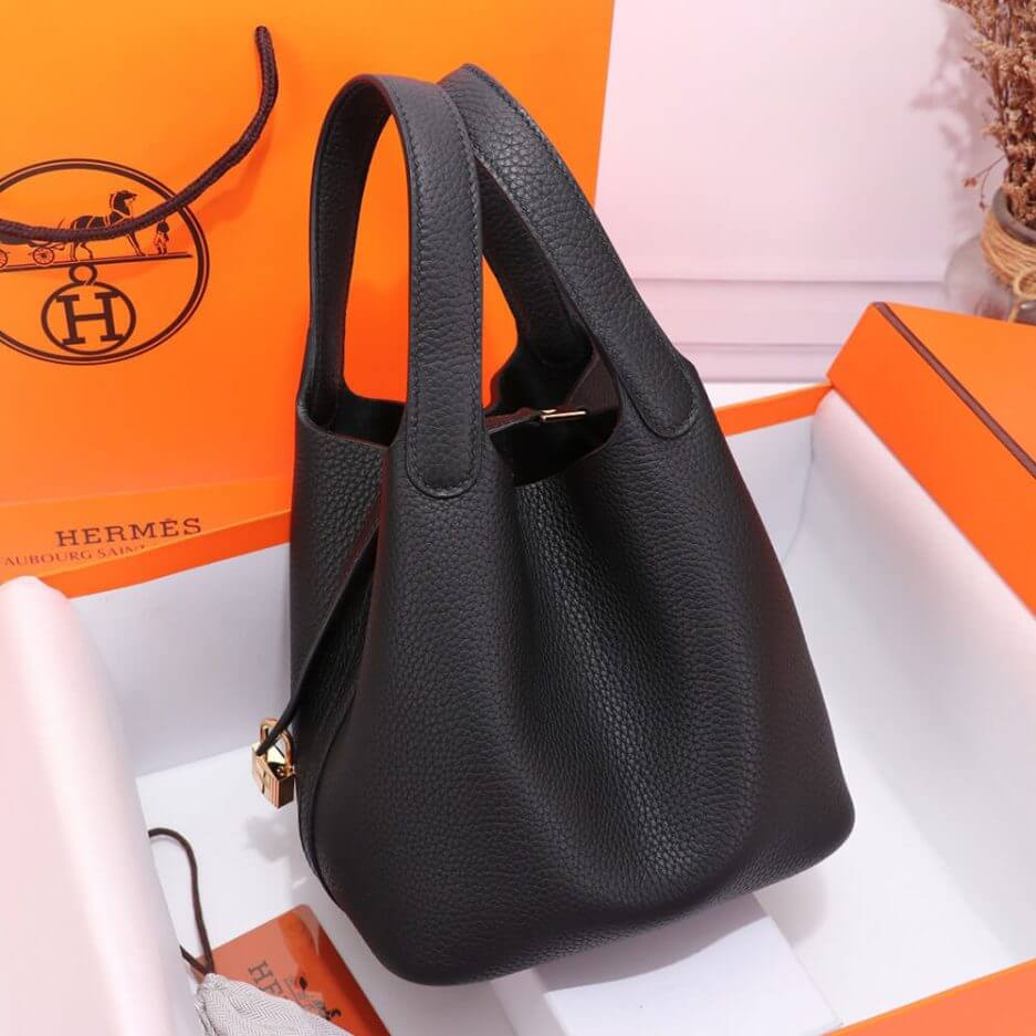 Black Hermes Picotin Lock 22 bag - Image 4