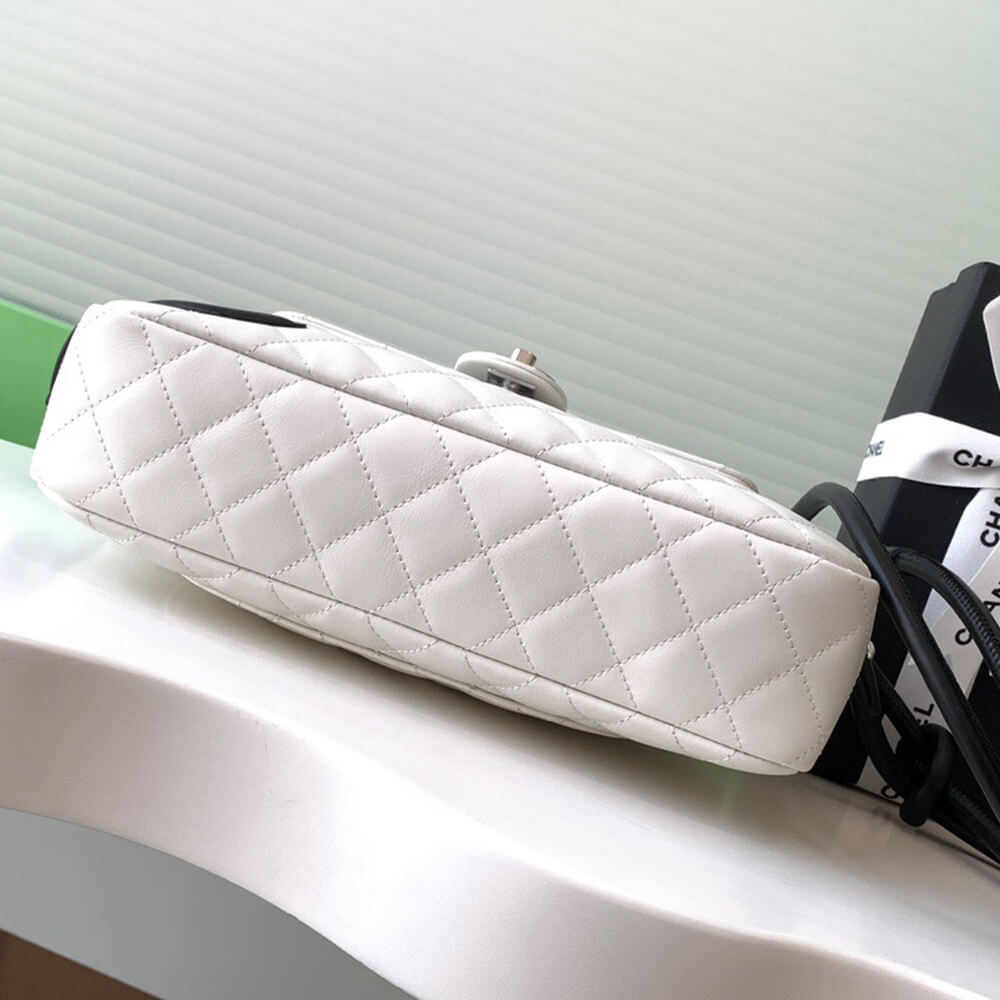 White & Black Chanel Cambon Camera Bag (high-end grade) - Image 5
