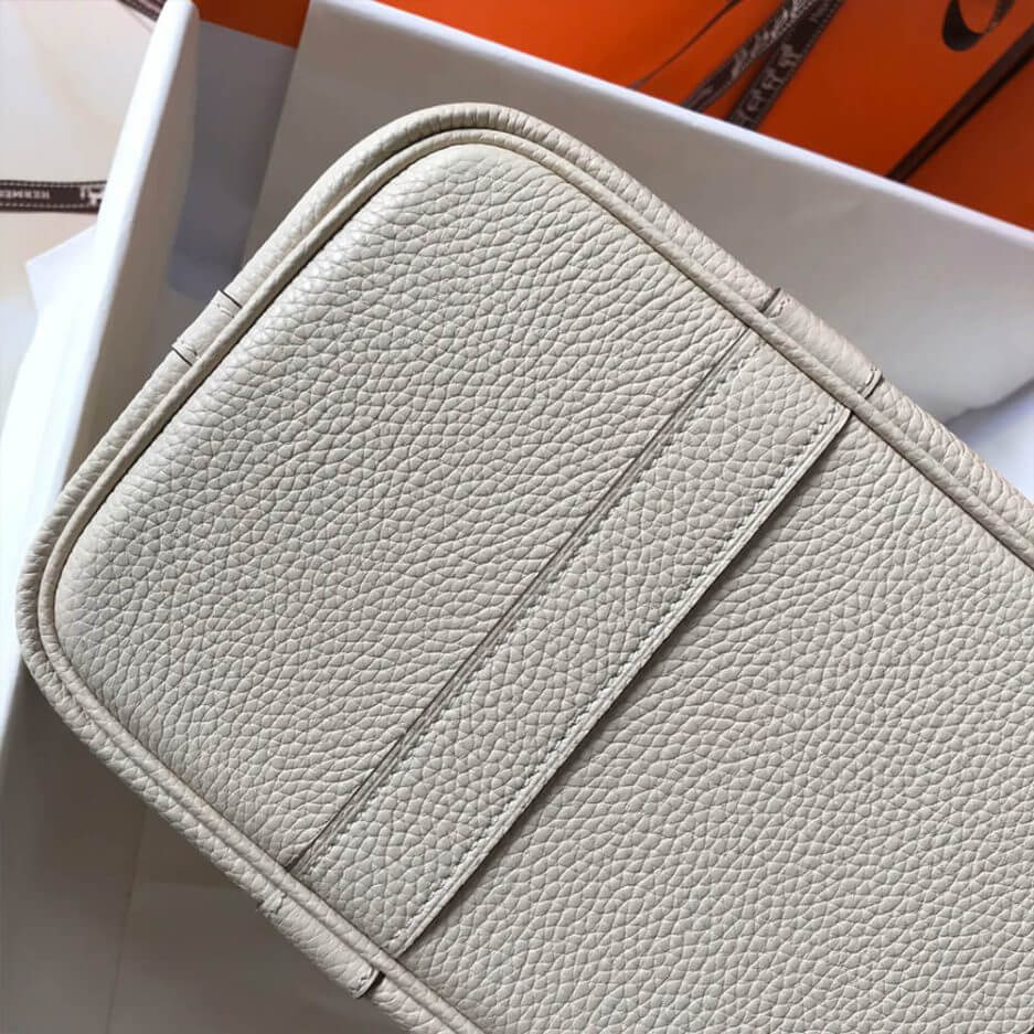 White Hermes Garden Party 30 Bag - Image 5