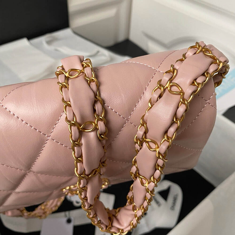 Pink CHANEL MINI FLAP - Image 6