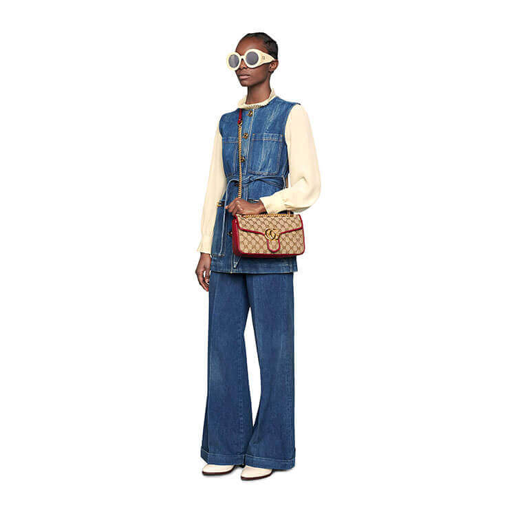 Gucci GG Marmont Small Shoulder Bag - Image 7