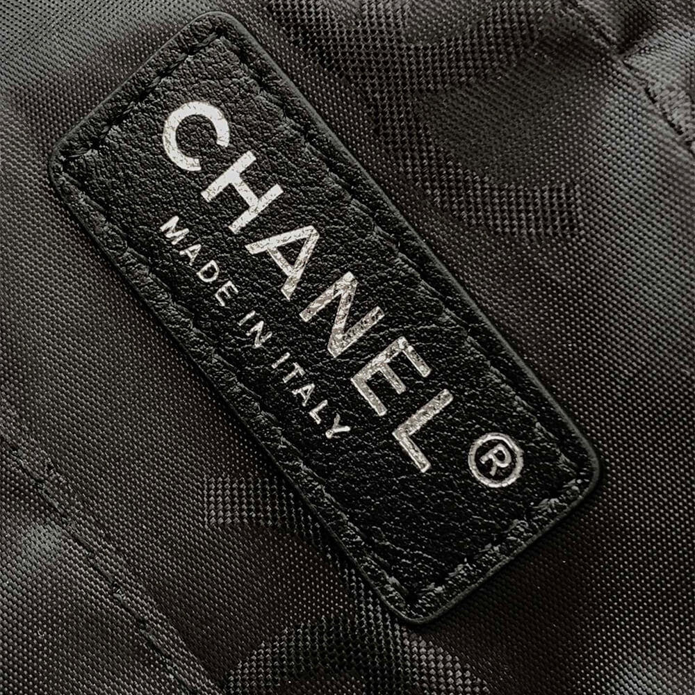 White & Black Chanel Cambon Camera Bag (high-end grade) - Image 7