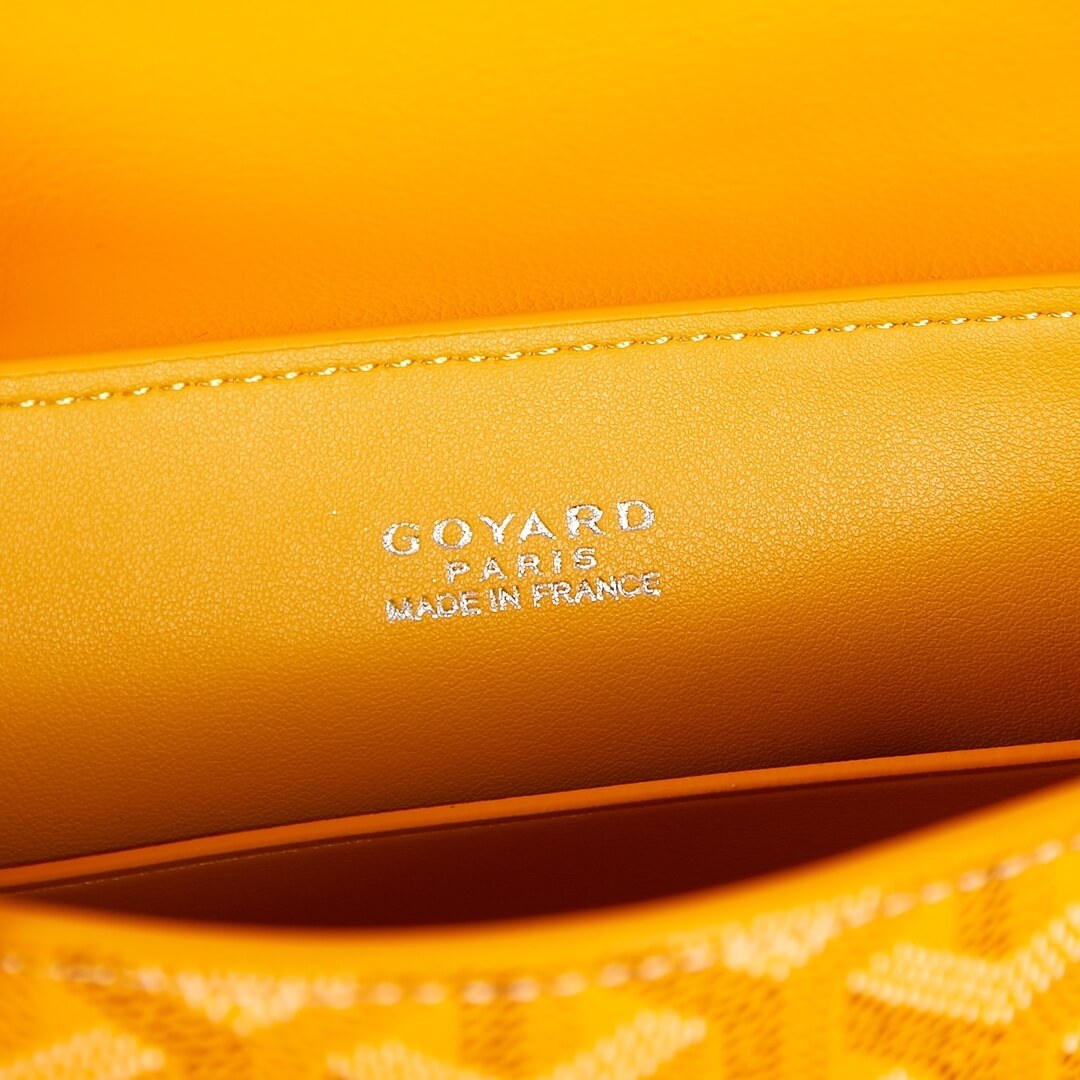 Yellow Goyard Saigon Souple Mini Bag - Image 7