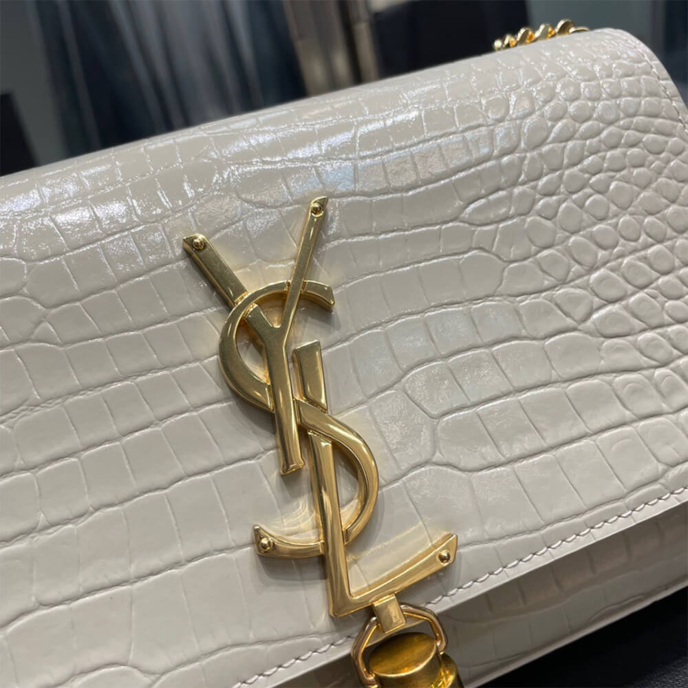 YSL KATE EMBOSSED SHOULDER BAG - Image 7