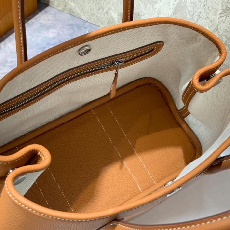 Brown Hermes Garden Party 30 Bag - Image 8